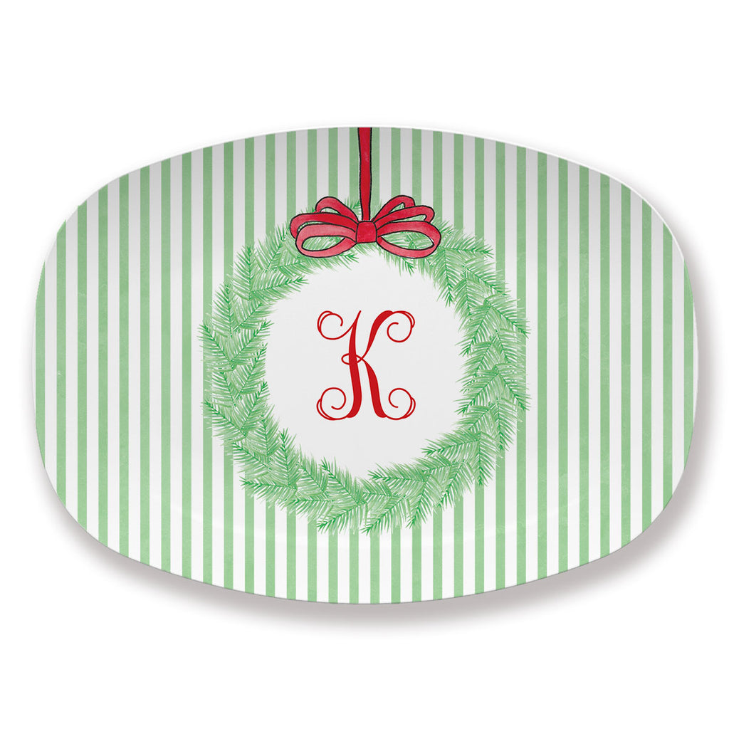 Pine Wreath Platter