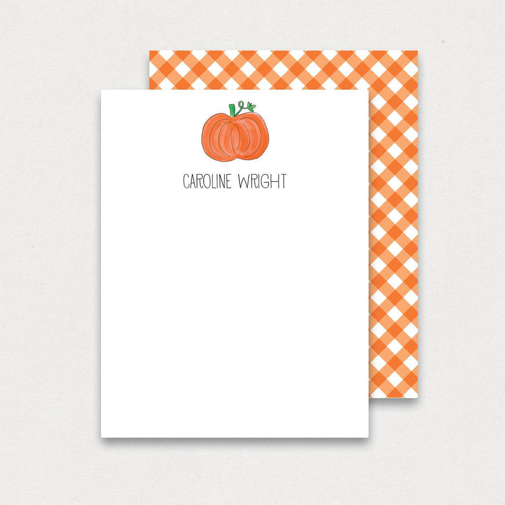 Pumpkin Flat Note Cards - Kelly Hughes Designs