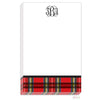 Red Plaid Notepad - Kelly Hughes Designs