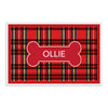 Red Plaid Pet Mat - Kelly Hughes Designs