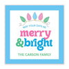 Retro Brights gift sticker - Kelly Hughes Designs