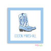 Cowboy Boots Kids Calling Card