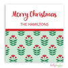 Christmas Block Print gift sticker