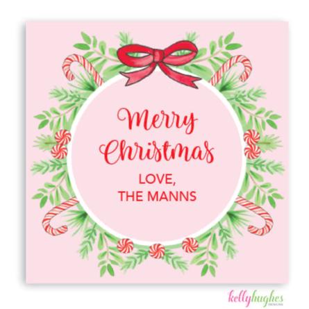 Sweet Christmas gift sticker