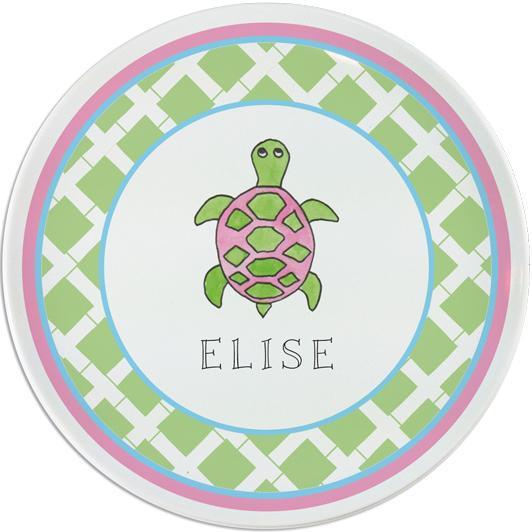 Sea Turtle Personalized Plate Set – Kelly Hughes Designs