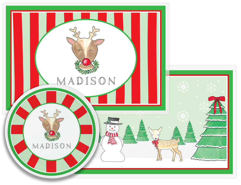 Reindeer Fun Kids Dinnerware