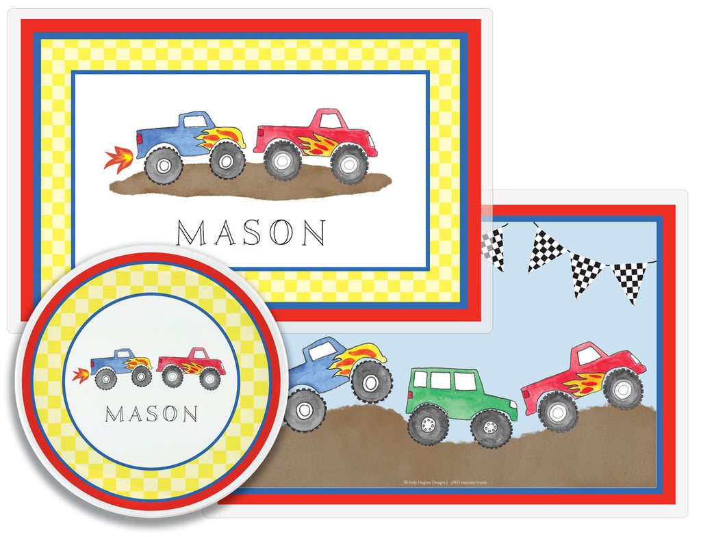 Monster Trucks Dinnerware