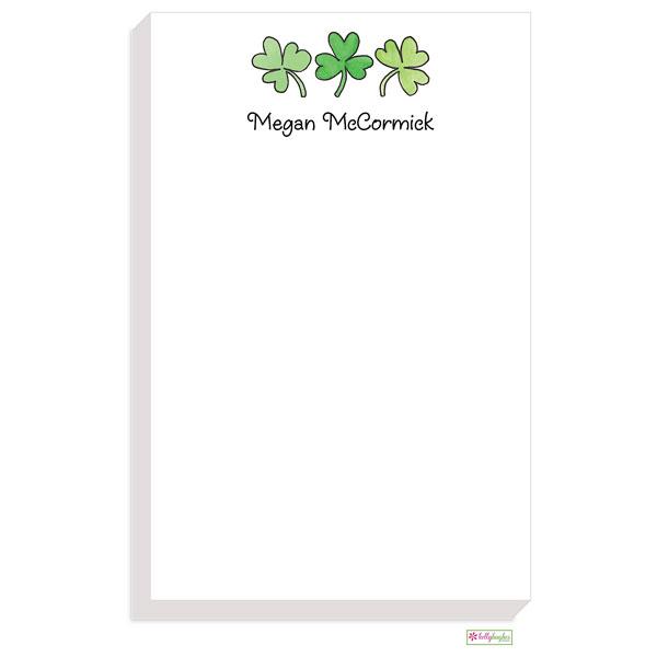 Shamrock Notepad - Kelly Hughes Designs