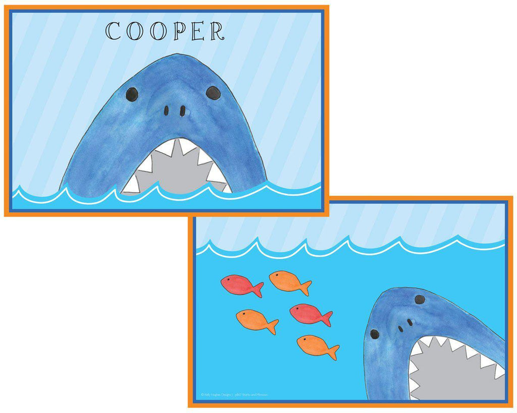 Sharks and Minnows placemat - Kelly Hughes Designs