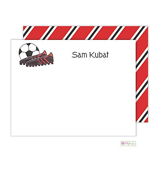 Soccer Stud Kids Flat Note Cards – Kelly Hughes Designs