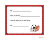 Sports fill-in thank you - Kelly Hughes Designs