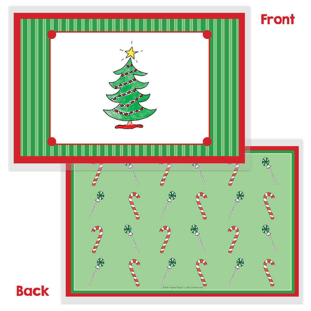 Christmas Tree Kids Placemat