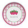 Strawberry Patch Kids Plate - Kelly Hughes Designs