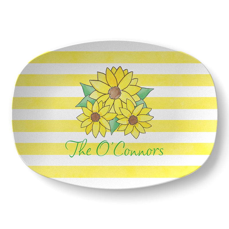 Sunflowers Platter - Kelly Hughes Designs