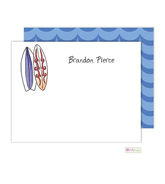 Surfs Up Kids Flat Note Cards - Kelly Hughes Designs