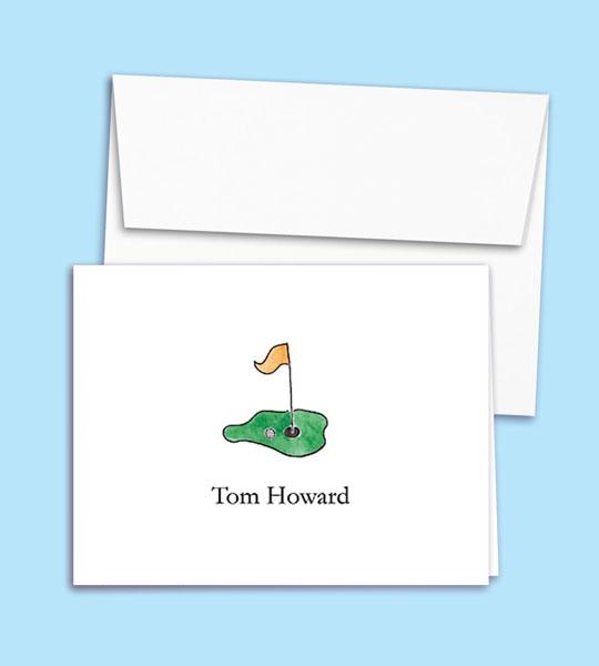 Tee it Up Folded Note Cards - Kelly Hughes Designs