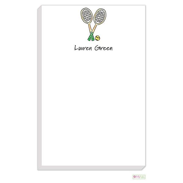 Tennis Pro Notepad - Kelly Hughes Designs