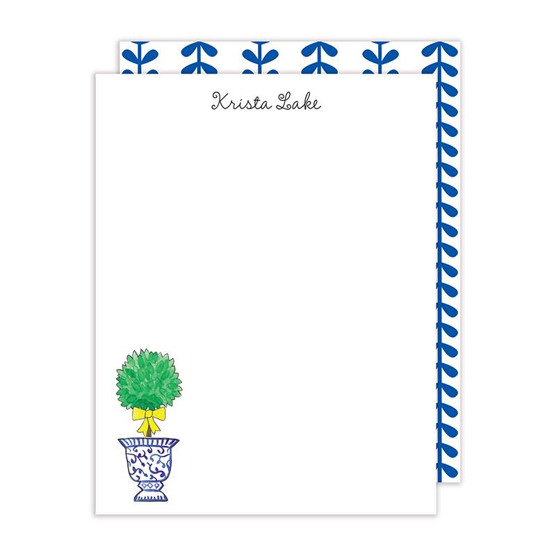 Topiary Flat Note Cards - Kelly Hughes Designs