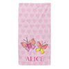 Butterfly Kisses Kids beach towel