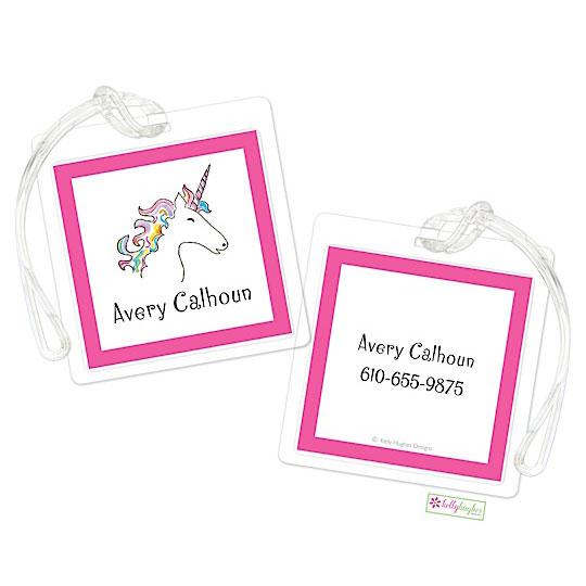 Unicorn Dream Kids Bag Tags - Kelly Hughes Designs