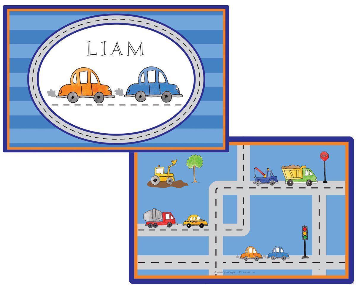 Vroom Vroom Kids Dinnerware - Kelly Hughes Designs