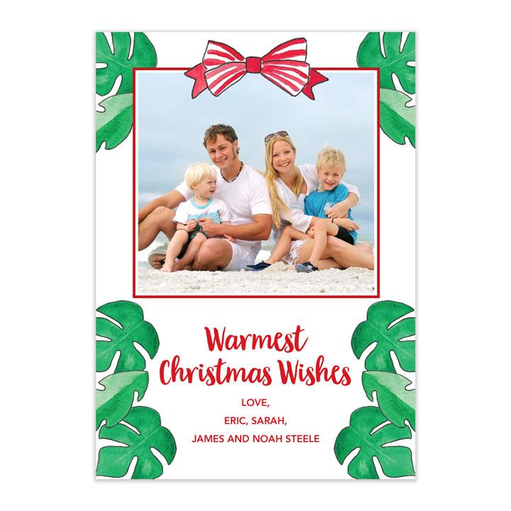 Warmest Wishes holiday card - Kelly Hughes Designs