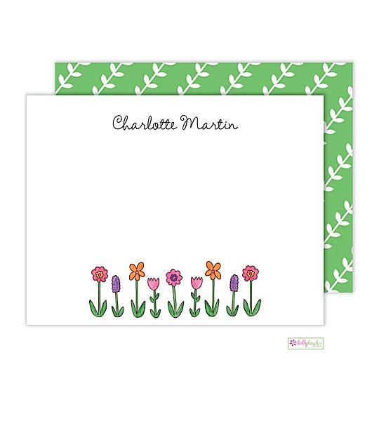 Wildflowers Kids Flat Note Cards - Kelly Hughes Designs