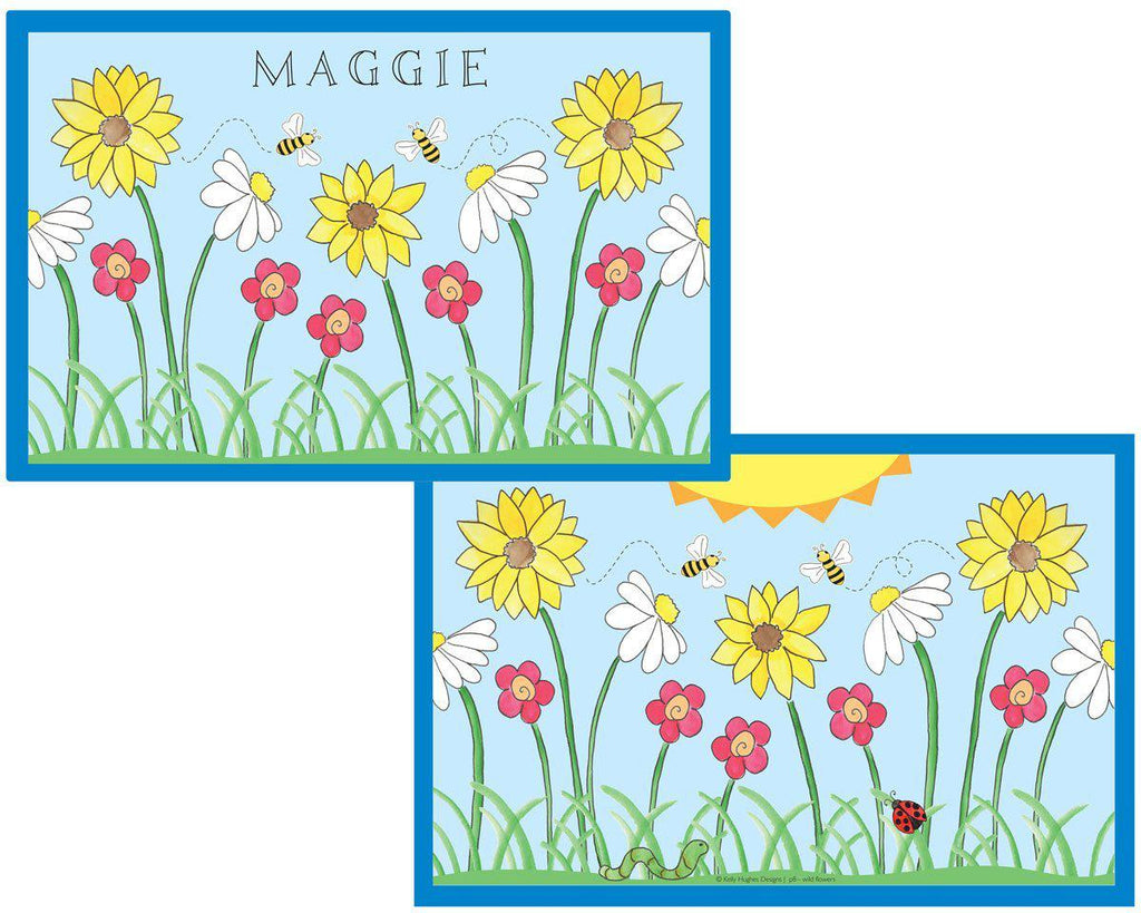 Wildflowers placemat - Kelly Hughes Designs