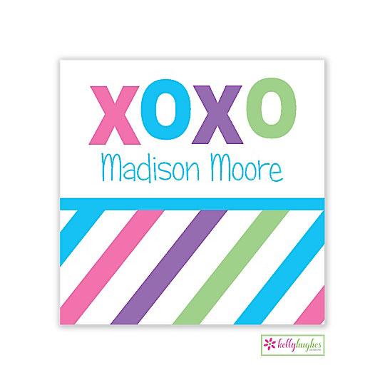 Xoxo Gift Stickers - Kelly Hughes Designs