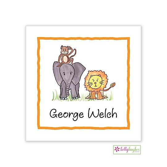Zoo Friends Kids Gift Stickers - Kelly Hughes Designs