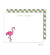 Fancy Flamingo Flat Note Cards